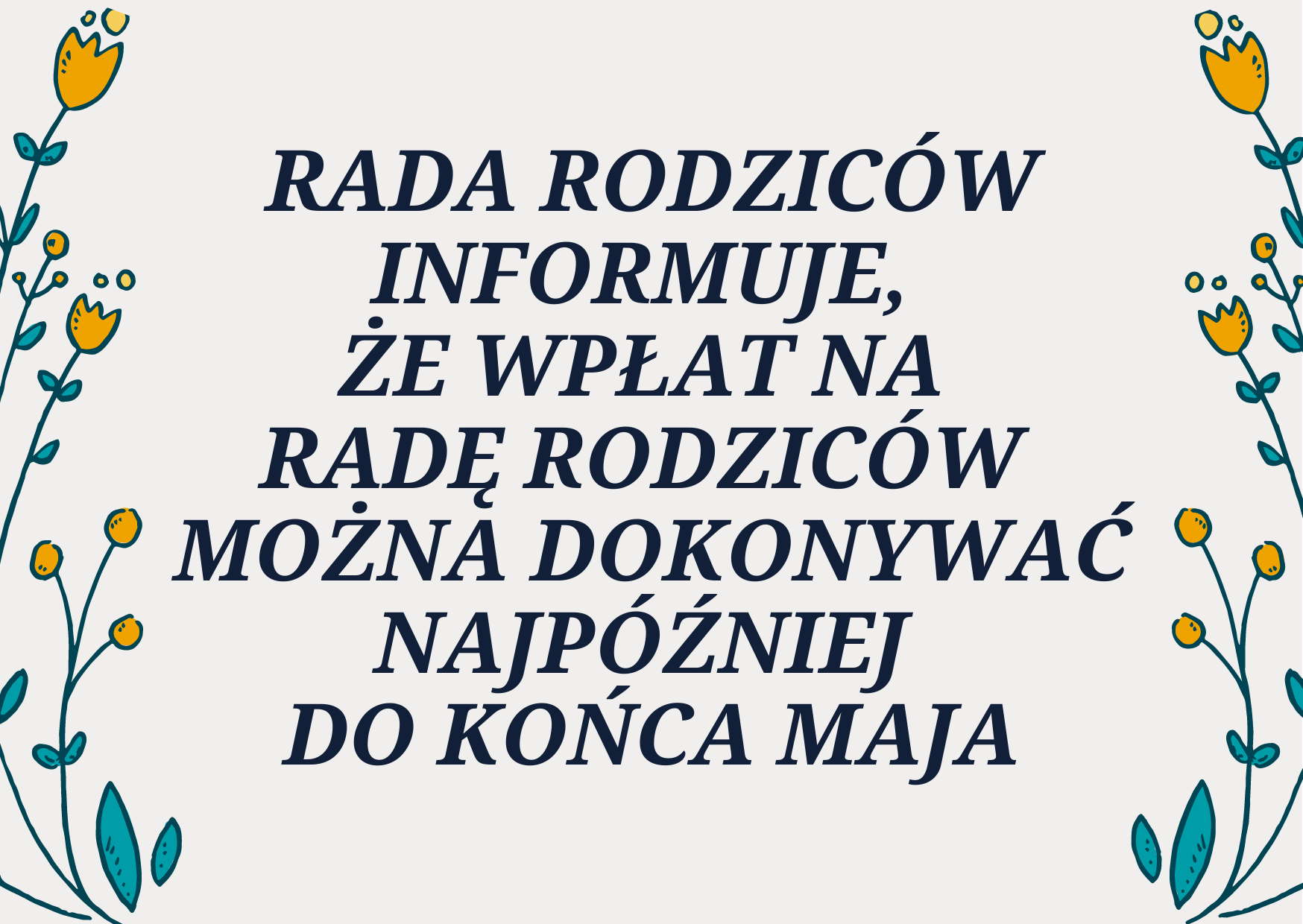 . informacja Rada Rodziców