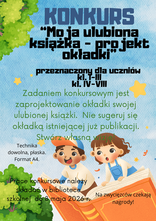 KONKURS Moja ulubiona książka projekt okładki