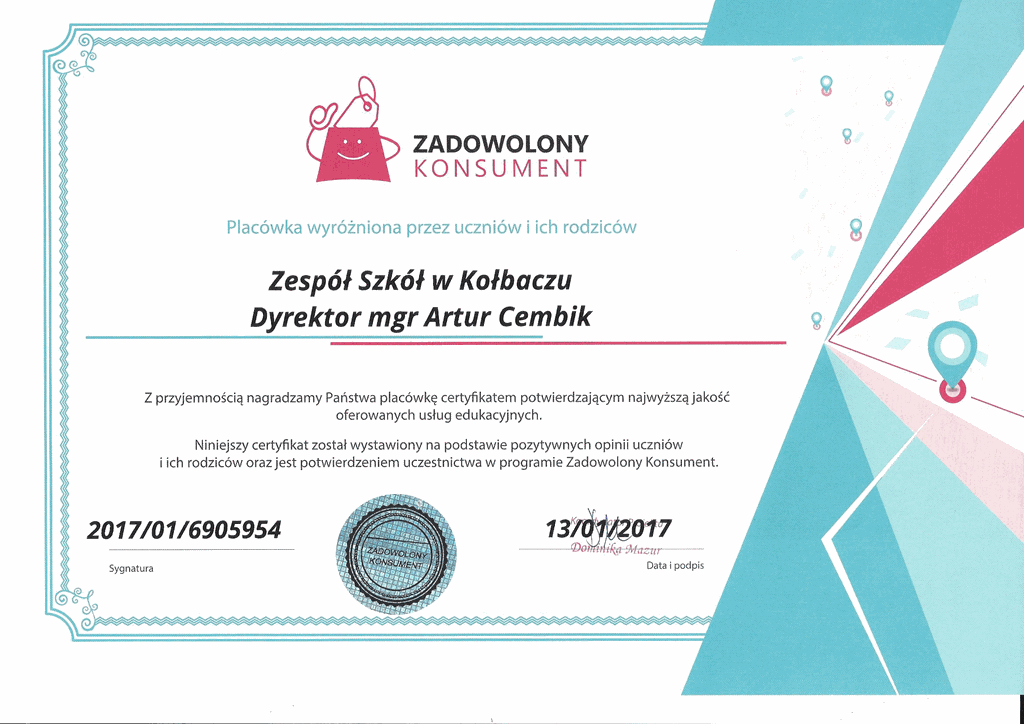 zadowolony konsument